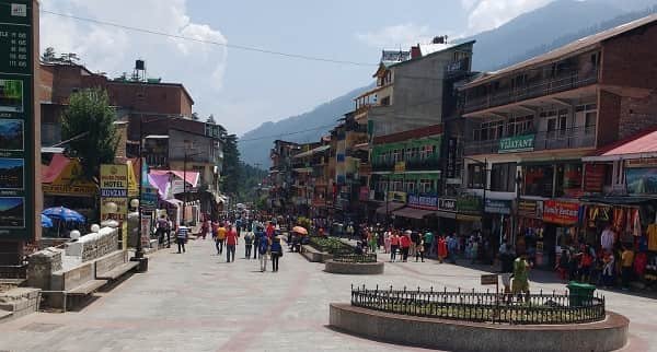 Manali Market Himachal Pradesh